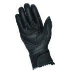 Leather gloves in black